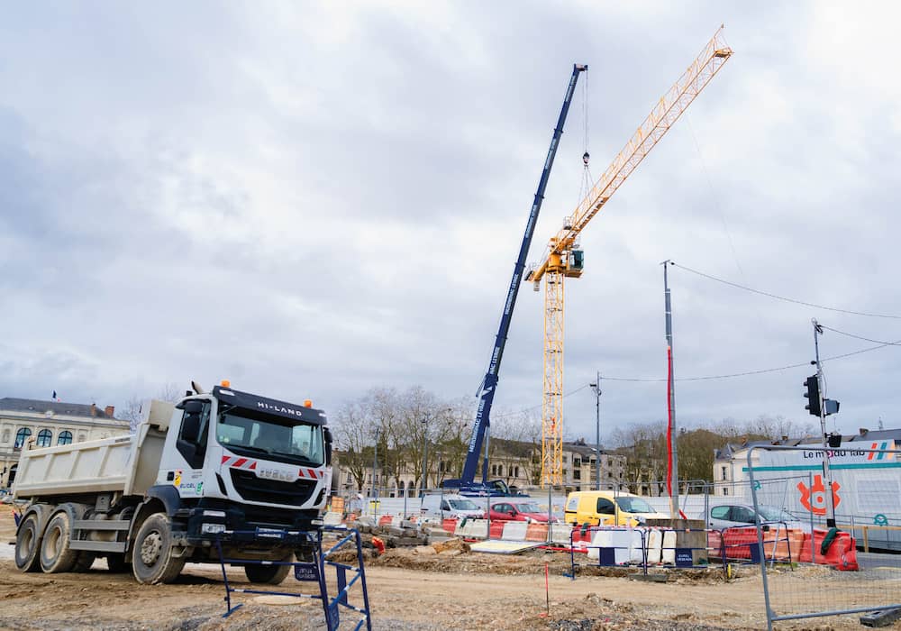 chantier projet halles de laval